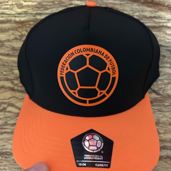 Black and Orange Cap - Picture 1 of 3